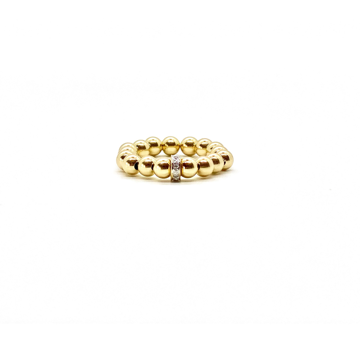 3MM DIAMOND RONDELLE RING
