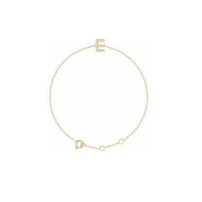 DIAMOND INITIAL BRACELET