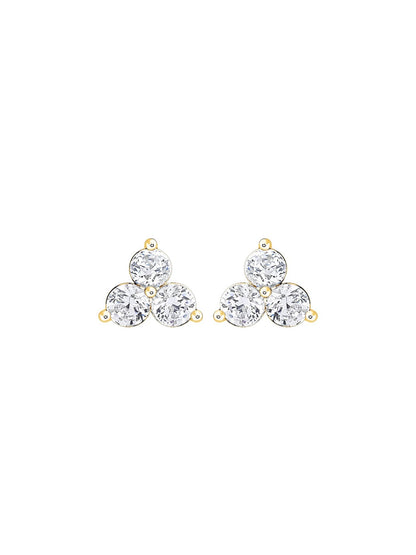 DIAMOND TRIO STUDS