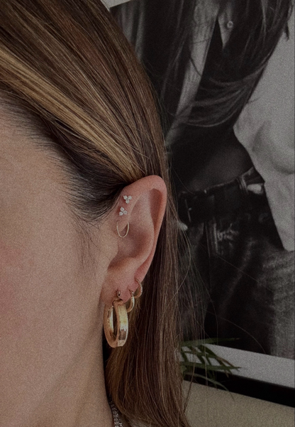 DIAMOND TRIO STUDS